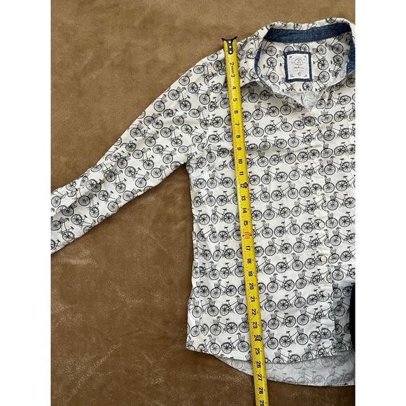 Style & Co Button Up Bicycle Shirt Women’s XL Long Sleeve‎ - Picture 6 of 6